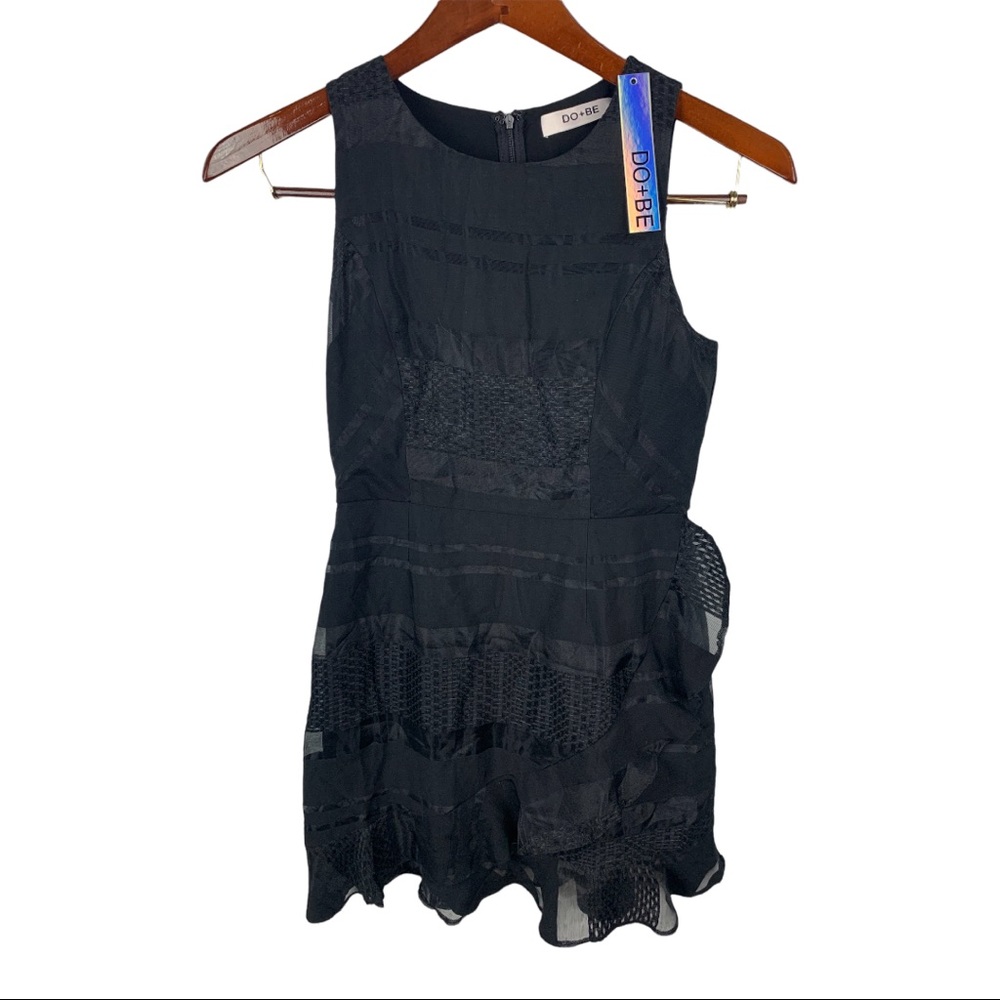 NWT DO & BE Layered Tank Dress | Black | Women’s